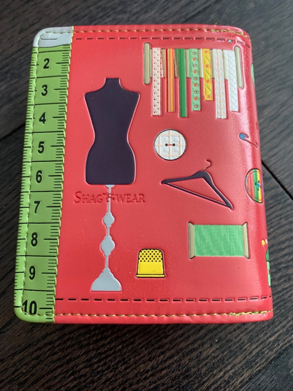 Shag Wear sewing theme wallet